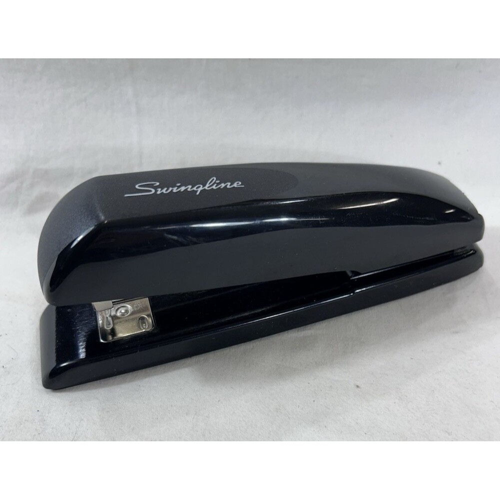 Vintage Swingline 646XX Desktop Stapler Black Office Desk Supply Retro USA